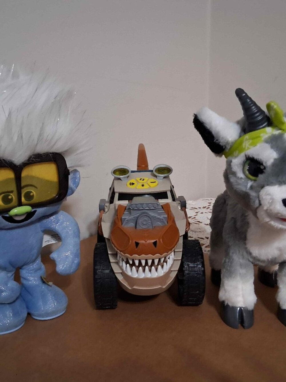 Interactive Dreamworks Troll, Motorized Truck, and FurReal Daisy Goat